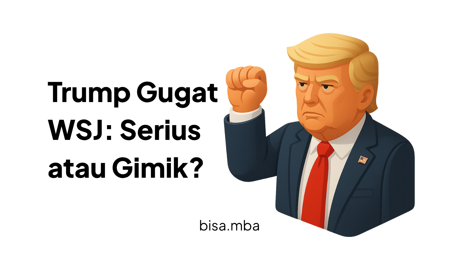 Trump Gugat Wall Street Journal: Serius atau Gimik?